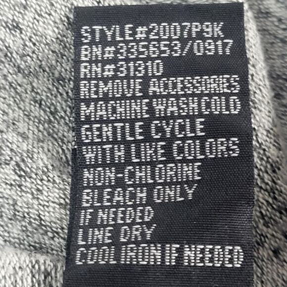 iZ BYER girl Gray, Lightweight Loose Neck Sweater Girls Size 16 - Picture 6 of 7